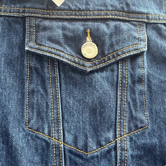 NEW Elwood Classic Denim Jacket Pond Wash Small - Picture 9 of 14